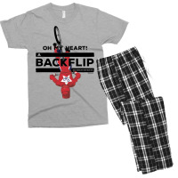 Oh My Heart A Backflip Men's T-shirt Pajama Set | Artistshot