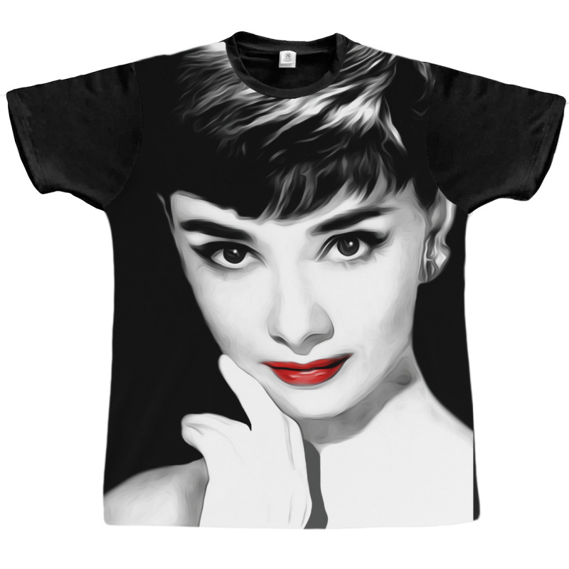 Audrey Hepburn Lips Graphic T-shirt | Artistshot