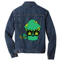 Artistshot Limited Edition Weed Mushroom Men Denim Jacket | Artistshot