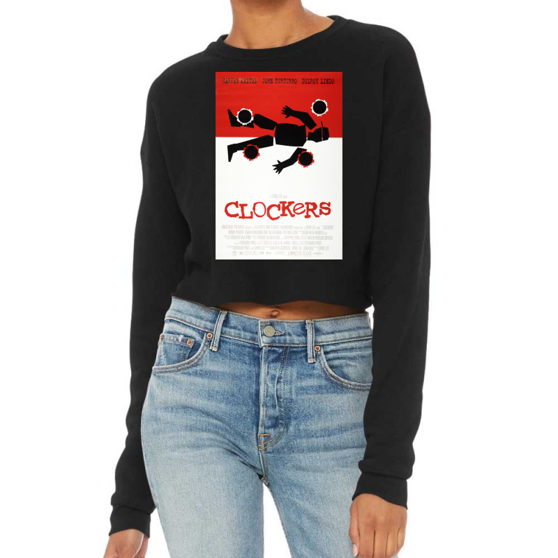 Clockers Movie Poster Cropped Sweater by negadilogts | Artistshot