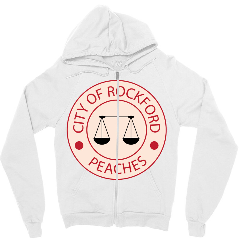 Rockford Peaches  2 Zipper Hoodie | Artistshot