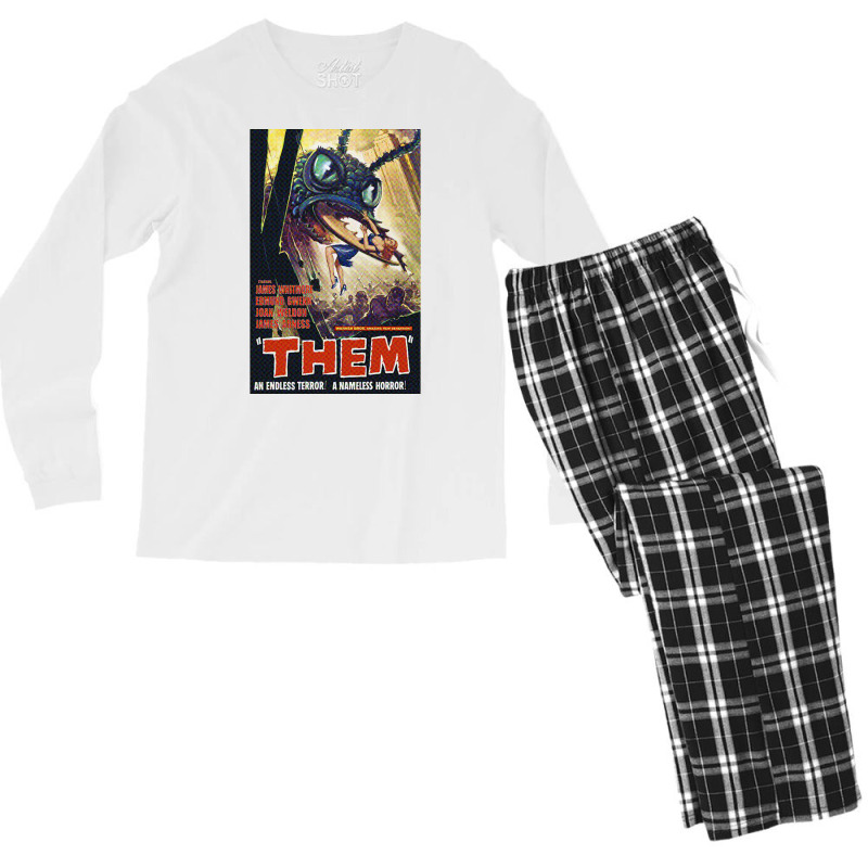 Sci Fi Them Bugs Are Eating My Girl Friend Movie Men's Long Sleeve Pajama Set by hadjeraramedv | Artistshot