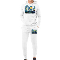 Jack Scary Night Abstract Paintings Hoodie & Jogger Set | Artistshot