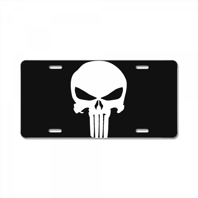 Punisher Classic License Plate By Andreacoopersmith - Artistshot