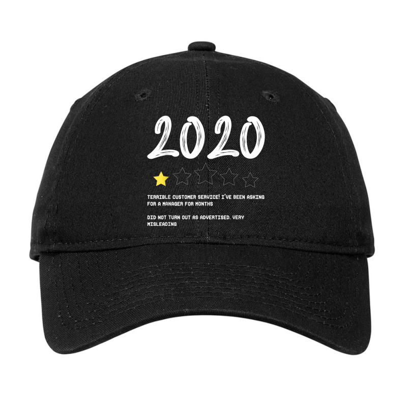 2020 One Star Review Terrible Customer Service Adjustable Cap | Artistshot