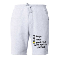 Single Fleece Short | Artistshot