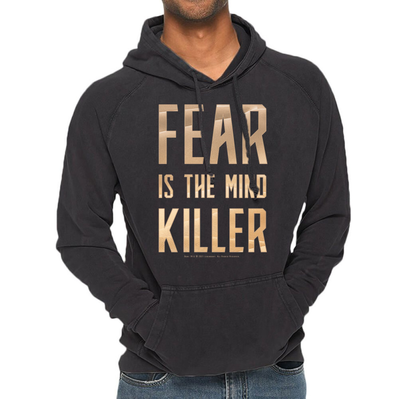 Dune   Fear Is The Mind Killer (light) Vintage Hoodie by amwayfigeljy | Artistshot