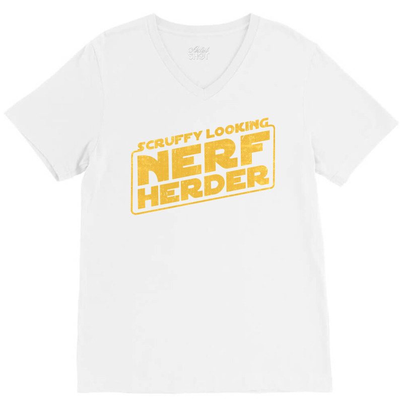 Scruffy Looking Nerf Herder V-neck Tee | Artistshot