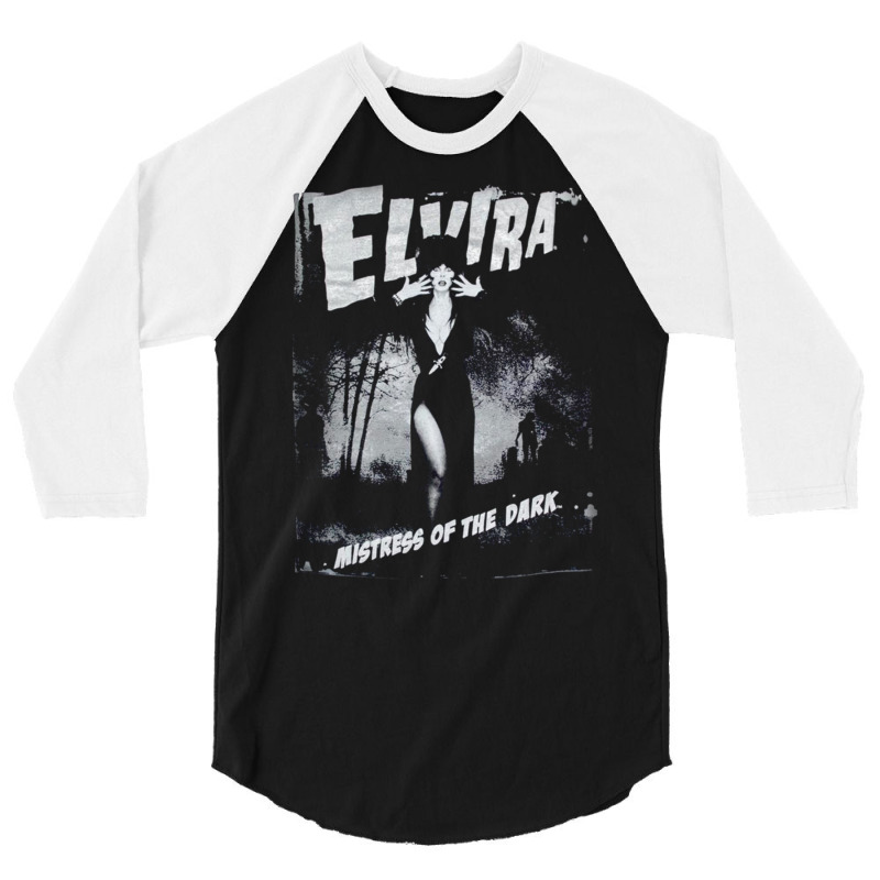 Elvira Mistress Of The Dark 3/4 Sleeve Shirt by amwayfigeljy | Artistshot