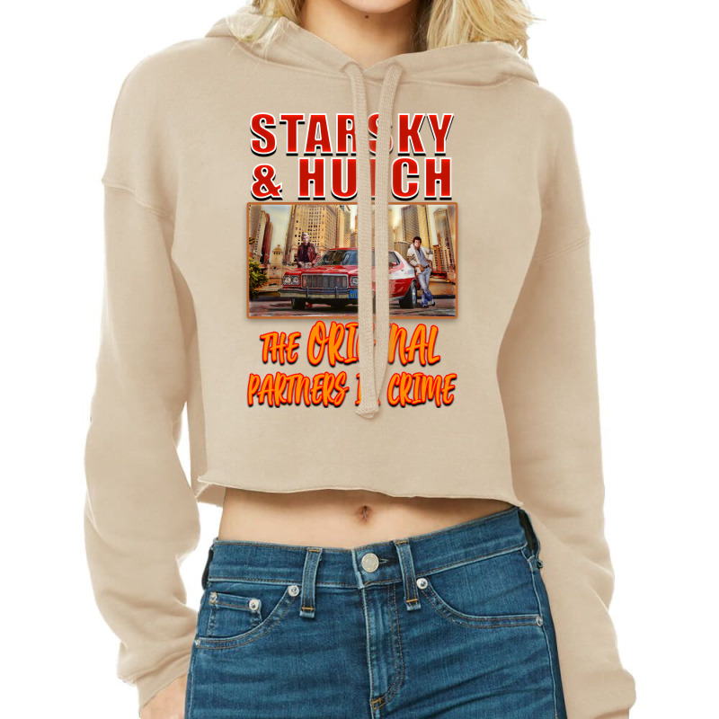 Starsky And Hutch Cropped Hoodie by hadjeraramedv | Artistshot