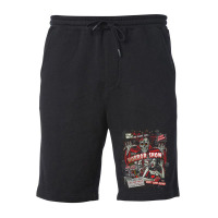 Spook Show Horror Movie Monsters Fleece Short | Artistshot