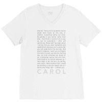 Carol (2015)   The Letter V-neck Tee | Artistshot