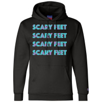 Sulley Scary Feet Monsters Inc Text Champion Hoodie | Artistshot