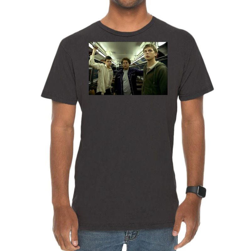 Superbad Train Scene Still Superbad Vintage T-shirt | Artistshot