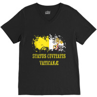 Vatican Ciian For Status Civitatis Vaticanæ And Vatican City Tank Top V-neck Tee | Artistshot