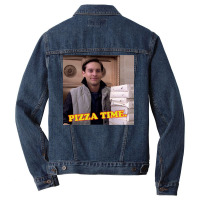 Pizza Time! Men Denim Jacket | Artistshot