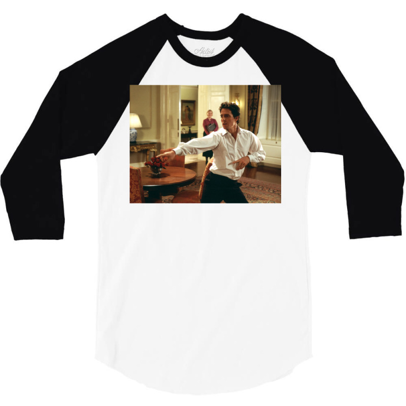 Hugh Grant 3/4 Sleeve Shirt by amwayfigeljy | Artistshot