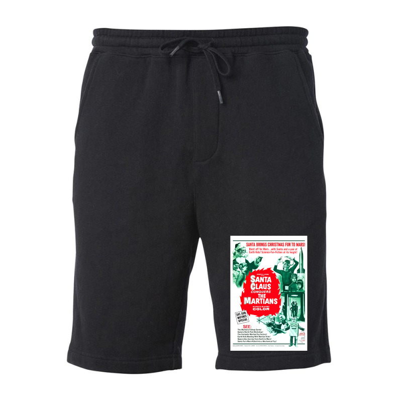 Santa Claus Conquers The Martians 1 Fleece Short | Artistshot