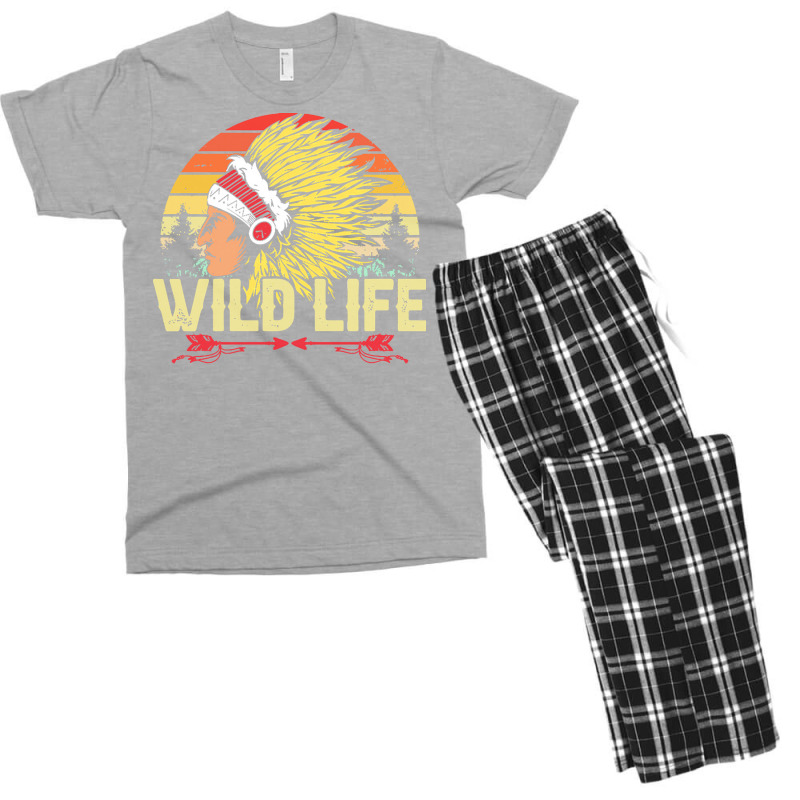 Native American Pride T  Shirt Native American Wild Life T  Shirt Men's T-shirt Pajama Set | Artistshot