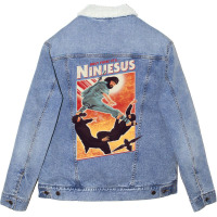 The Jesus Ninja Unisex Sherpa-lined Denim Jacket | Artistshot