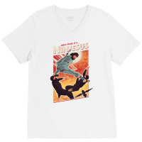 The Jesus Ninja V-neck Tee | Artistshot