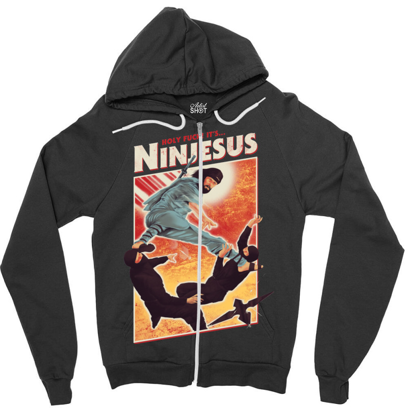 The Jesus Ninja Zipper Hoodie | Artistshot