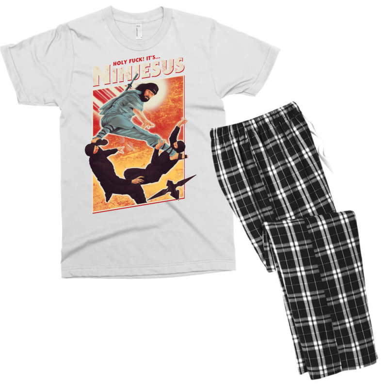 The Jesus Ninja Men's T-shirt Pajama Set | Artistshot