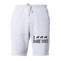 I Triple Dog Dare You Fleece Short | Artistshot