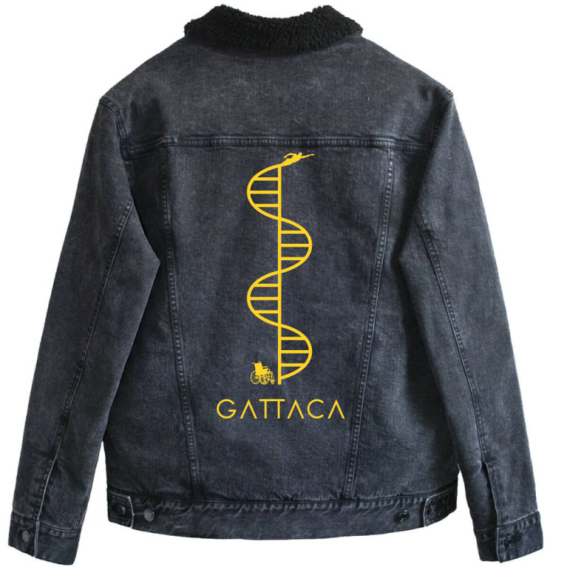 Gattaca   Black Unisex Sherpa-lined Denim Jacket | Artistshot