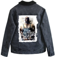 John Coffey Tired Watercolor Unisex Sherpa-lined Denim Jacket | Artistshot