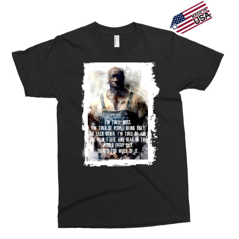 John Coffey Tired Watercolor Exclusive T-shirt by amwayfigeljy | Artistshot