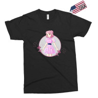 Girl With Short Pink Hair Wearing Pink Dress Exclusive T-shirt | Artistshot