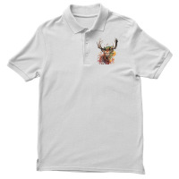 Watercolor Deer Painting Design T Shirt Men's Polo Shirt | Artistshot