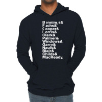 The Thing Movie Death Order Helvetica Jetset Horror Science Fiction Fa Lightweight Hoodie | Artistshot