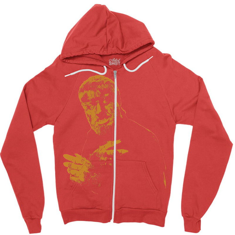 The Wolf Man Zipper Hoodie | Artistshot