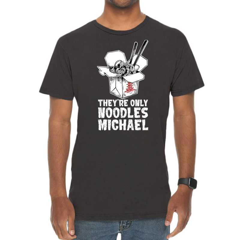 They're Only Noodles Michael Vintage T-shirt | Artistshot