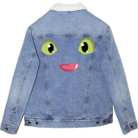 Toothless Dragon Unisex Sherpa-lined Denim Jacket | Artistshot