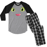 Toothless Dragon Men's 3/4 Sleeve Pajama Set | Artistshot