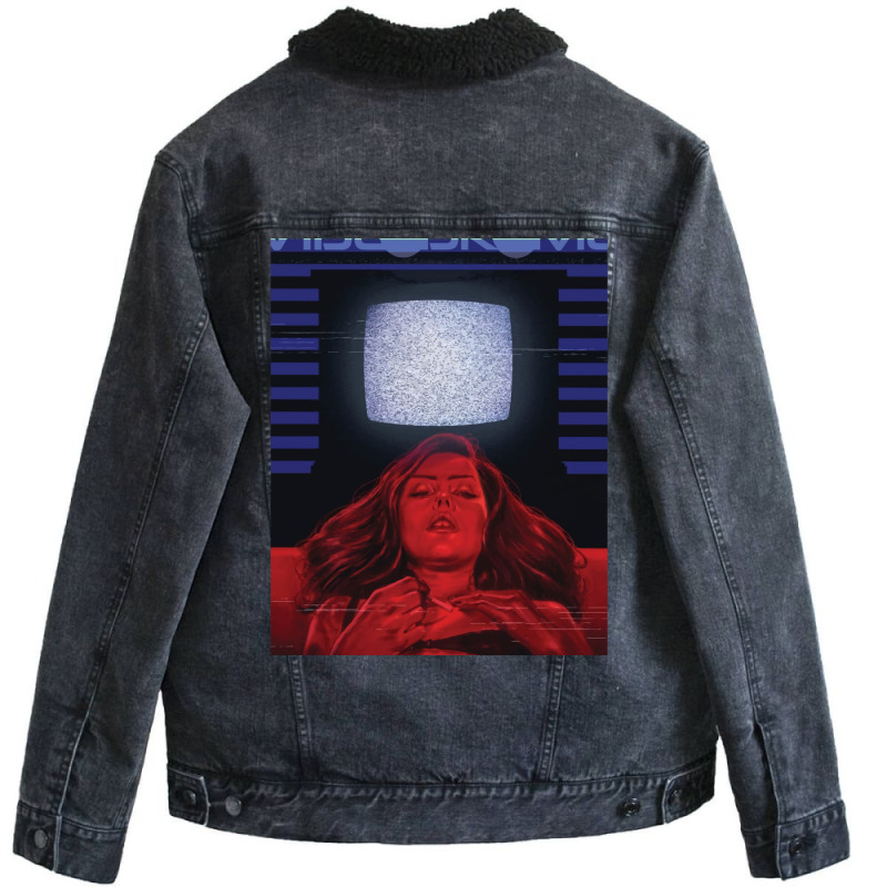 Girl And Tv Unisex Sherpa-lined Denim Jacket | Artistshot