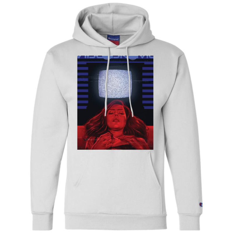 Girl And Tv Champion Hoodie | Artistshot