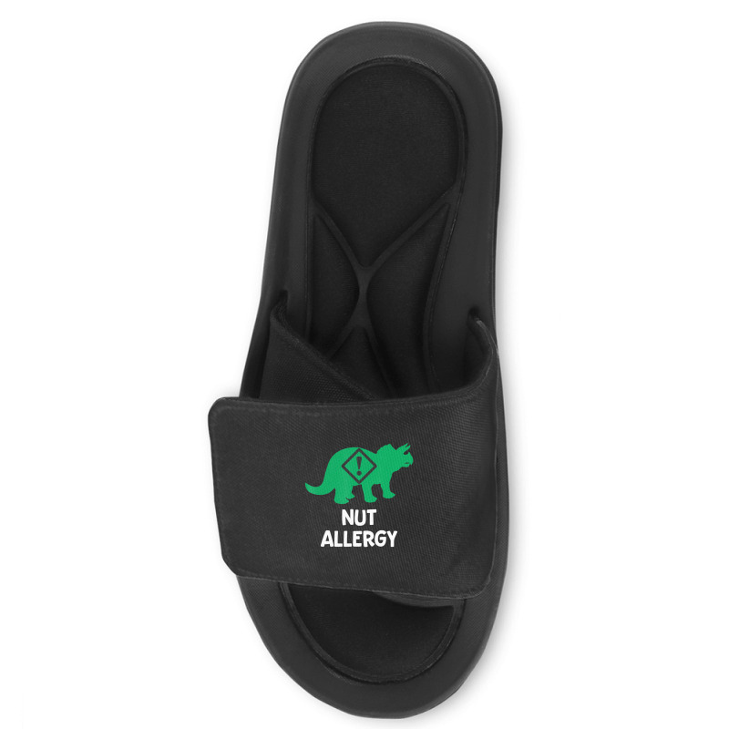 Food Allergy Allergic Nuts Warning Kids Toddler Slide Sandal | Artistshot