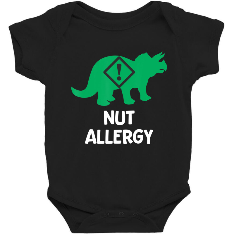 Food Allergy Allergic Nuts Warning Kids Toddler Baby Bodysuit | Artistshot