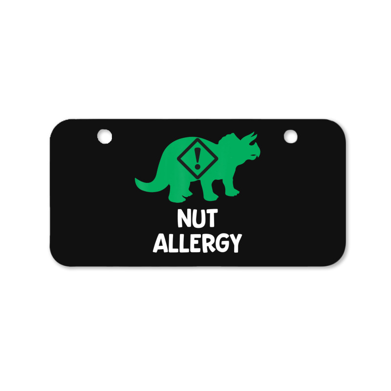 Food Allergy Allergic Nuts Warning Kids Toddler Bicycle License Plate | Artistshot