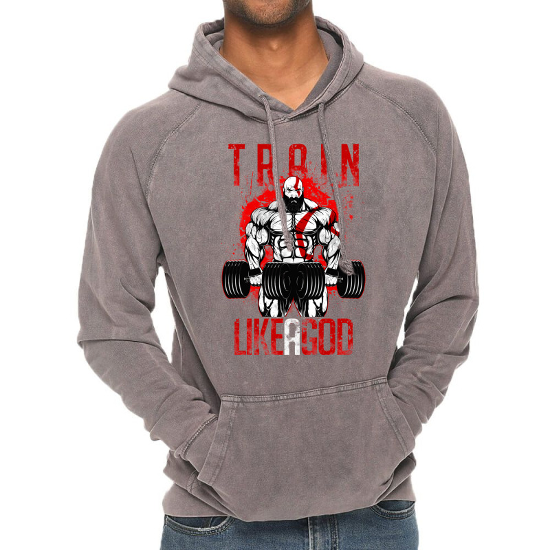 Train Like A God Vintage Hoodie | Artistshot