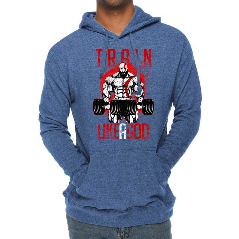 Train Like A God Lightweight Hoodie | Artistshot