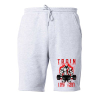 Train Like A God Fleece Short | Artistshot