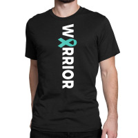 Food Allergy Awareness Warrior Teal Ribbon Classic T-shirt | Artistshot