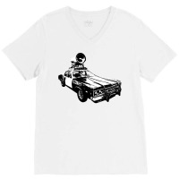 The Bluesmobile V-neck Tee | Artistshot