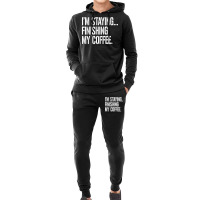 I'm Staying...finishing My Coffee. The Big Lebowski Hoodie & Jogger Set | Artistshot