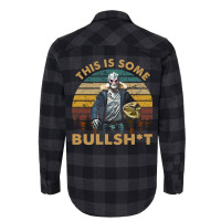 Vintage Design This Is Some Bullsht Flannel Shirt | Artistshot